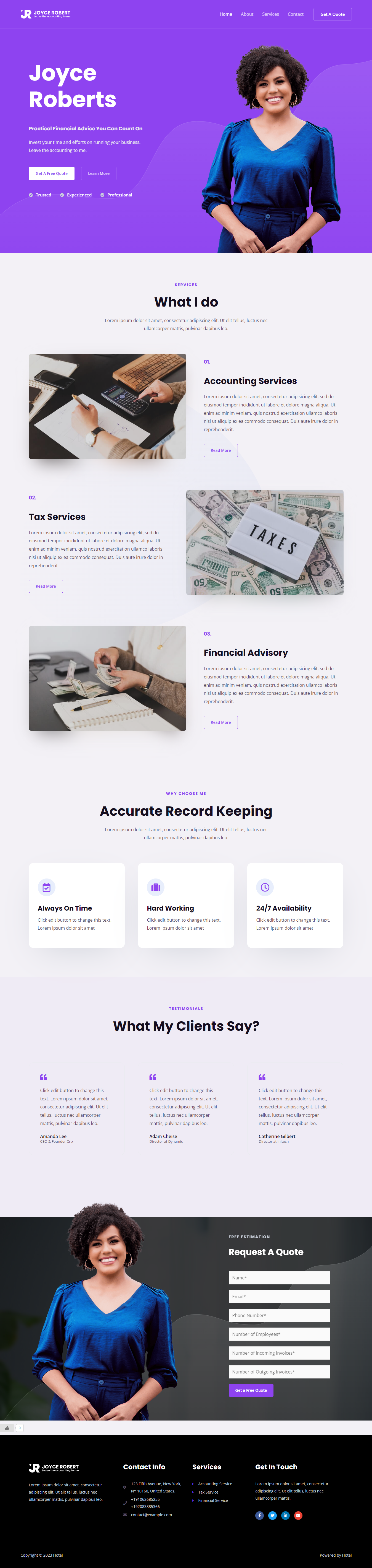 Accounting Website