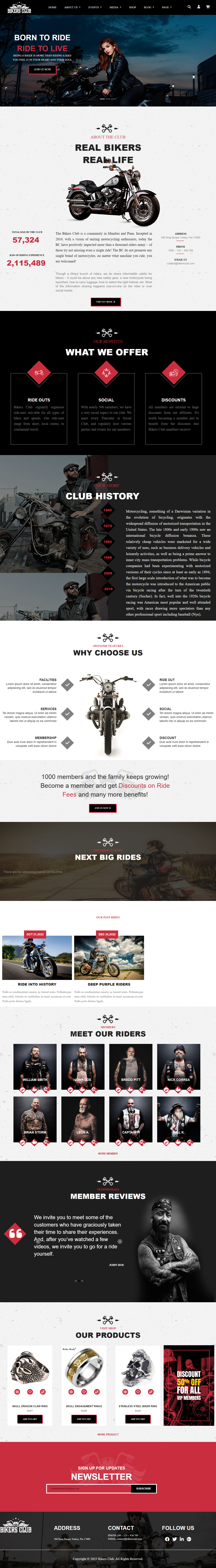 Bike Websites Design